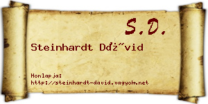 Steinhardt Dávid névjegykártya