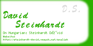 david steinhardt business card